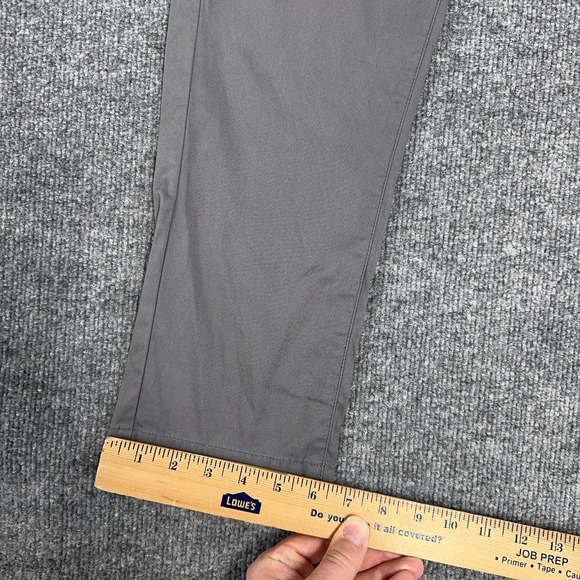 Birddogs Gray Unlined Performance Pant Mens 28x28 Stretch Chino Golf - Picture 3 of 11